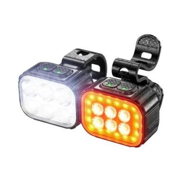 Imagem de Conjunto De Luzes LED À Prova d'Água Para Bicicleta, Faróis E Lanterna