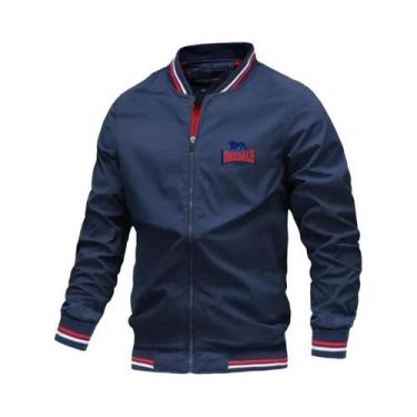 Imagem de Jaqueta Masculina À Prova De Vento Com Gola Alta LONSDALE, Moda Primav