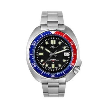 Imagem de Relógio Mecânico Automático Luminoso Masculino HEIMDALLR C3 Com Crista