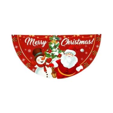 Imagem de Bandeira De Natal Ao Ar Livre Em Forma De Leque, Decoração Para Casa 2