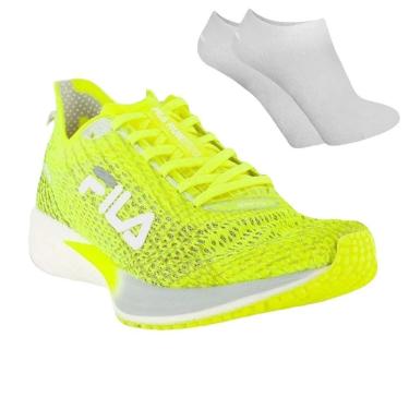 Imagem de Kit Tênis Fila KR6 Feminino + Par De Meia