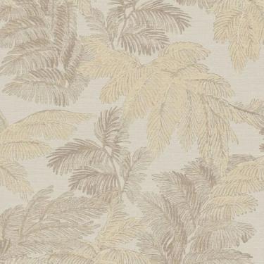 Imagem de Papel de Parede Thema Folhagem Bege 28813