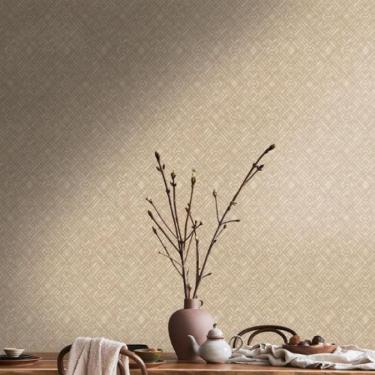 Imagem de Papel de Parede Metropolitan Stories 3 Geométrico Dourado 388283MS