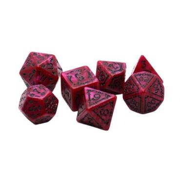 Imagem de Conjunto De Dados DND Com Tema De Halloween, 7 Peças, Dados Poliedrais