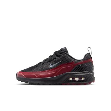 Imagem de Nike Tênis infantil unissex Air Max Bia Lifestyle, Preto/cinza fumê - vermelho, 6 Big Kid