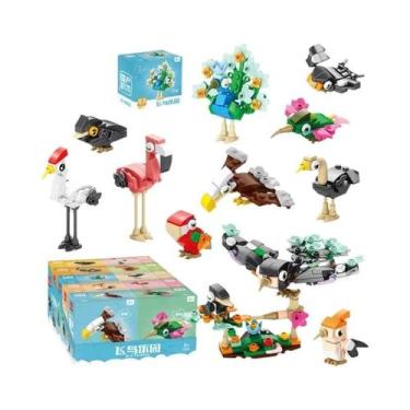 Imagem de Kit De Blocos De Montar 10 Em 1 Paraíso De Animais Fofos Para Meninas 