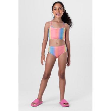 Imagem de Biquíni em malha UV infantil menina Brandili