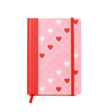 Imagem de Caderneta Molin Loveskine Pautada Cd C/96 Fls Pink Hert