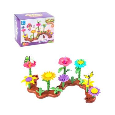 Imagem de Brinquedo De Construção De Jardim De Flores Para Crianças De 3 a 6 Ano