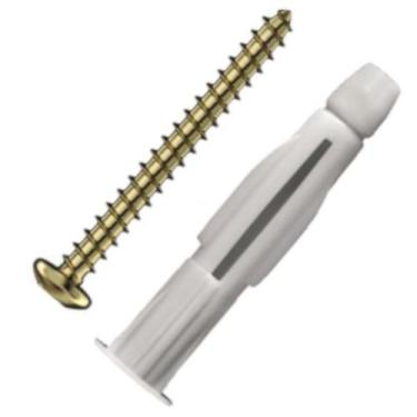 Imagem de Bucha MU para Tijolo Baiano nº 6 com Parafuso Cartela 10 Peças - 256 -