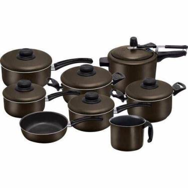 Imagem de Conjunto de Panelas Marpal Super Antiaderente 08 Peças