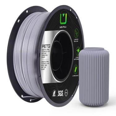 Imagem de Filamento PETG Cinza 1kg 1.75mm Multifila para Impressora 3D