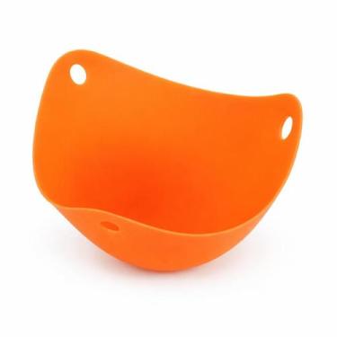 Imagem de Forma Para Ovo Poché Em Silicone - Topmixshop, Laranja