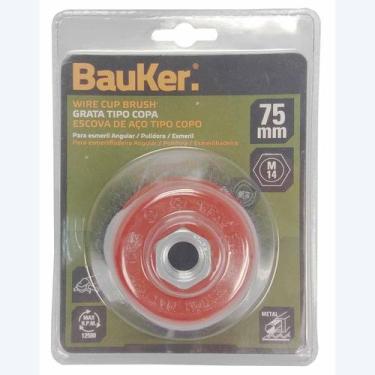 Imagem de Escova Copo Aço Ondulado 3 - Bauker