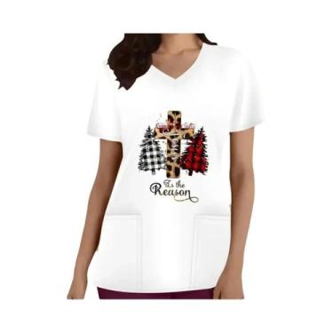 Imagem de Camisetas Masculinas Com Decote Em V S-3XL, Roupas De Trabalho, Tabela