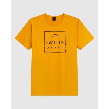 Imagem de Camiseta Masculina Estampa Lettering Frontal Em Malha Algodão-Masculino