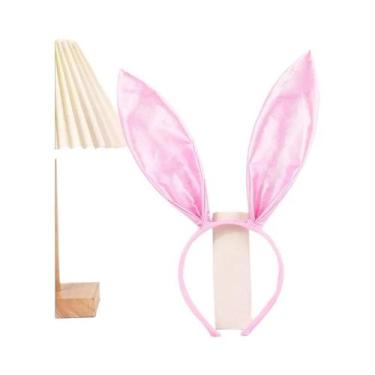 Imagem de Tiara De Orelhas De Coelho Gingham, Presilha De Cabelo De Coelhinha, A