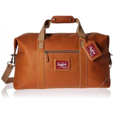 Imagem de Bolsa de Viagem Masculina Clássica de Couro, RAWLINGS, Marrom
