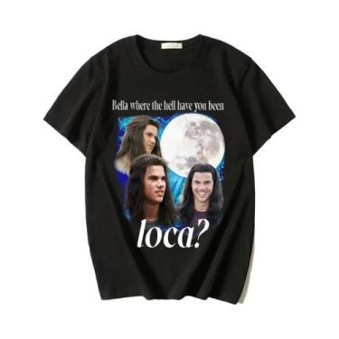 Imagem de Camiseta Masculina E Feminina Bella Jacob Black Twilight Saga 90s Movi