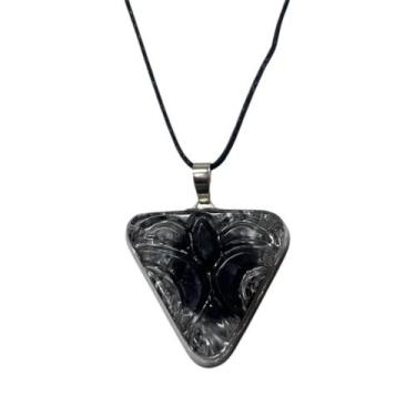 Imagem de Colar Orgonite Seta de Proteção Turmalina Negra Bloqueio Energético - 