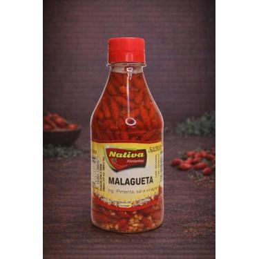 Imagem de Pimenta Malagueta Vermelha em Conserva 90g - Nativa