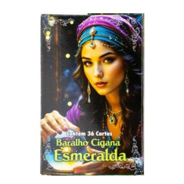 Imagem de Baralho Tarot Cigana Esmeralda - 36 Cartas - Caminho da Luz, 1