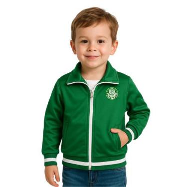 Imagem de Jaqueta Infantil Palmeiras Blusa De Frio Flanelada Oficial - Torcida B