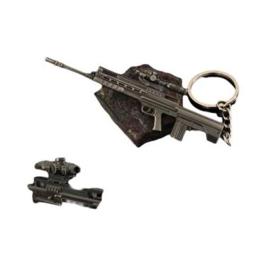 Imagem de Chaveiro Modelo De Mini Arma Areha AEK PK16 T88 VSS Sniper Em Liga Met