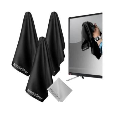 Imagem de Pano De Limpeza De Microfibra Extra Grande Para Telas De TV, Janelas, 