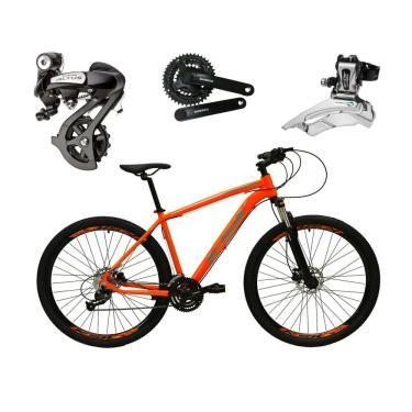 Imagem de  Bicicleta Aro 29 Ksw Xlt Câmbios Shimano Altus 24v K7 Alumínio Freios Hidráulicos Garfo Com Trava - Laranja