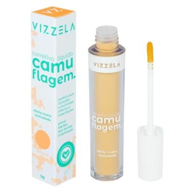 Imagem de Corretivo Líquido Camuflagem Vizzela Amarelo 5g