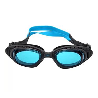 Imagem de Óculos de Natação, Speedo, Tornado, SoftFrame, Antifog e Proteção UV, Vedação G - Azul/Preto