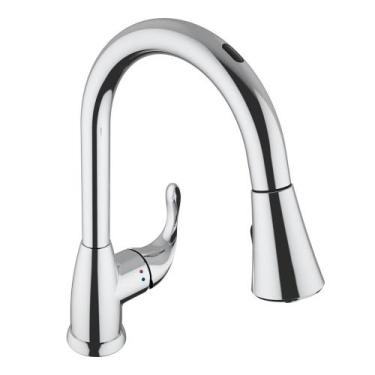 Imagem de Torneira AREMC02 com Sensor Misturador De Cozinha 2 Jatos Com Bica Móv