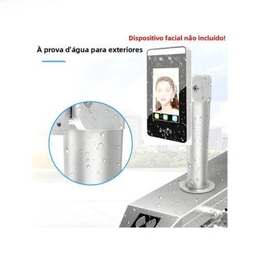 Imagem de Suporte Ajustável De Alumínio Para Catracas De Controle De Acesso Com 