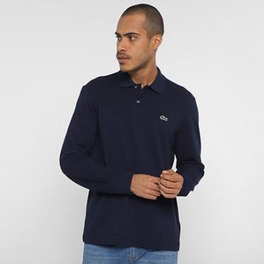 Imagem de Blusa Polo Manga Longa Lacoste Casual Masculina-Masculino