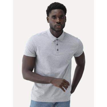 Imagem de Polo Ellus Masculina Piquet Classic Easa Melange Mescla-Masculino