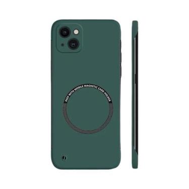 Imagem de Capa Magnética Fina E Rígida Magsafe Matte Para iPhone 14 pro Max 13 1