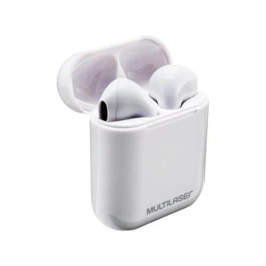 Imagem de Fone de Ouvido sem Fio Bluetoot Tws Airbuds Multilaser Ph326 Branco, B