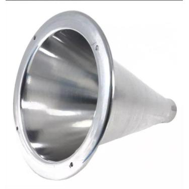 Imagem de Kit 2 Cornetas De Alumínio Cone Longo Médio De Rosca D200 D250x - corn