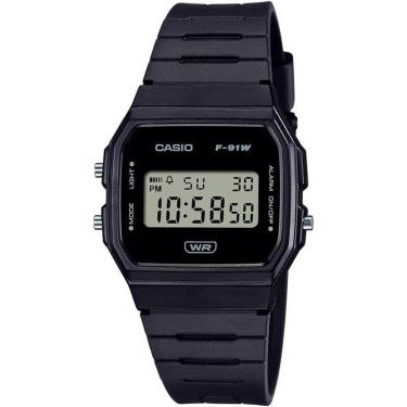Imagem de Relógio Casio F-91WB-1ADF Alarme Cronômetro-Unissex