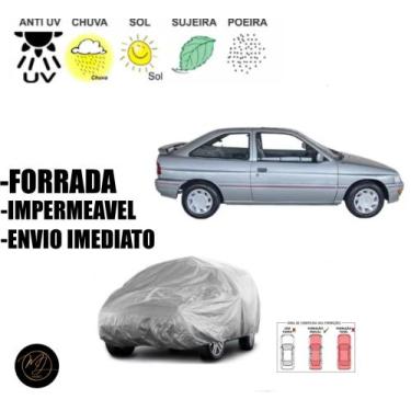 Imagem de Capa de Cobrir Carro  ESCORT SAPÃO FORRADA M- Impermeável e Total Prot