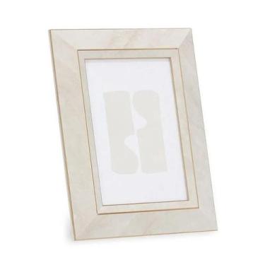 Imagem de Porta retrato cinza com Filete Dourado  10 x 15 - Mart