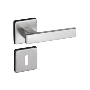 Imagem de Fechadura de Porta Interna Concept 408 Quadrada Escovada Pado