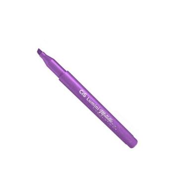 Imagem de Caneta Marca Texto Cis Lumini Metallic Roxa, ROXA