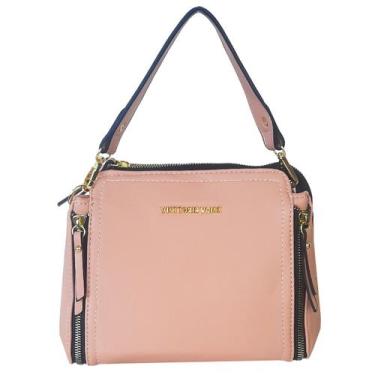Imagem de Bolsa Feminina Transversal de Mão Penélope Casual Linda - KLIZZ, Rosa 