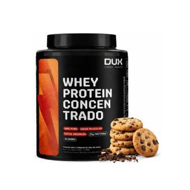 Imagem de Whey Protein Concentrado 900g Sabor Cookies - DUX