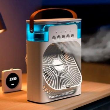 Imagem de Mini Ventilador Climatizador De Ar Umidificador Portátil De Mesa U / V