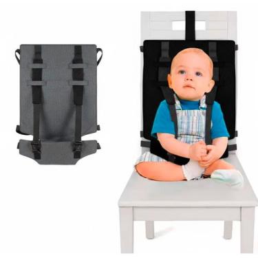 Imagem de Assento Alimentacao Bebê Dobrável p/Cadeiras Ajustável - Baby Star, PR