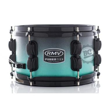 Imagem de Caixa RMV FiberTech Turquesa Black Fade 10x6 Casco Híbrido com Aros In