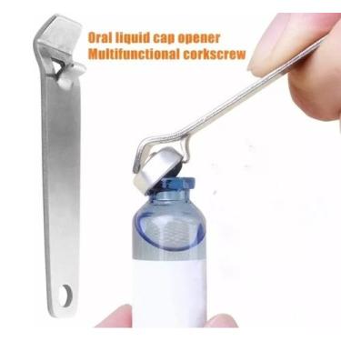 Imagem de Abridor De Ampola/garrafa Oral Líquida Enfermagem medicina - Crowned S